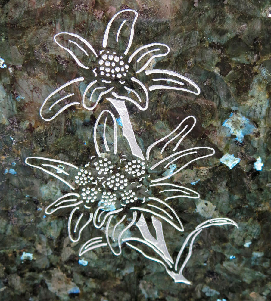 Sandcrafted – sandgestrahlter Stein